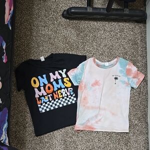 Colorful Kids Graphic T-Shirts Set